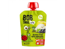 Пюре фруктове "Bob Snail" Яблуко-Груша-Чорна смородина, 90г, Україна