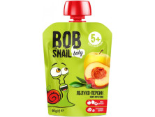 Пюре фруктове "Bob Snail" Яблуко-Персик, 90г, Україна