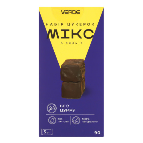 Цукерки "Verde" мікс, 90г