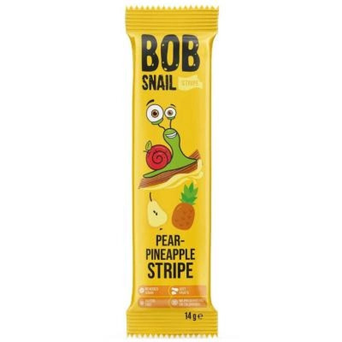 Цукерки "Bob Snail" Груша-Ананас, 14г, Україна