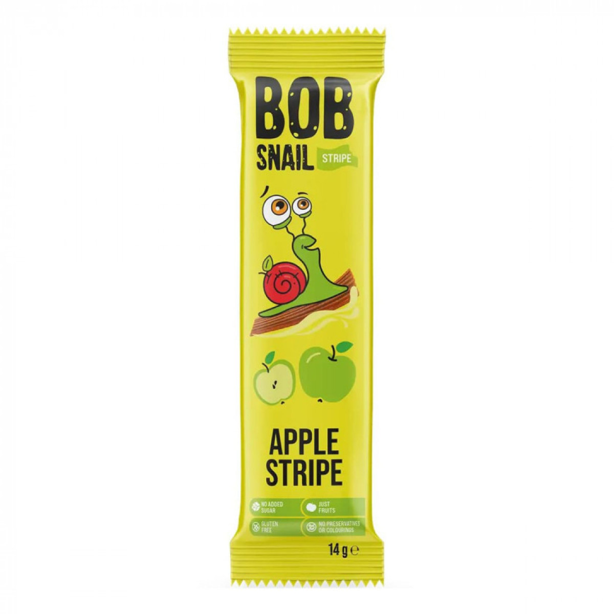Цукерки "Bob Snail" Яблуко, 14г, Україна