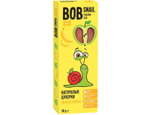 Цукерки "Bob Snail" яблучно-бананові, 30г, Україна