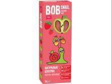 Цукерки "Bob Snail" яблучно-полуничні, 30г, Україна