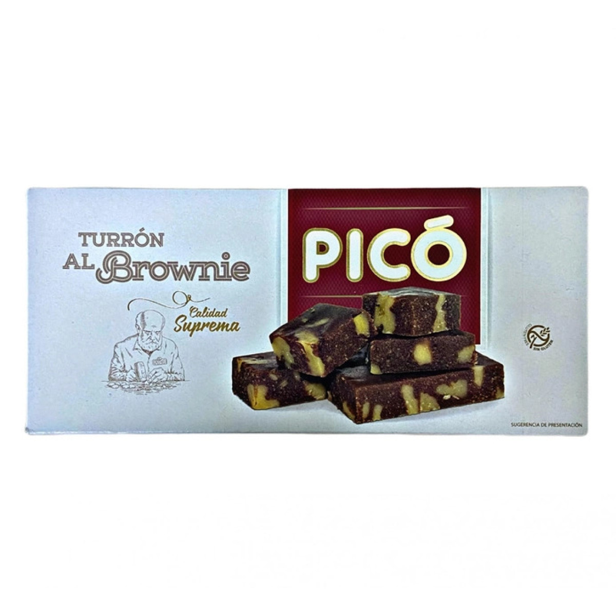 Турон "Pico" Brownie марципан, 200г, Іспанія
