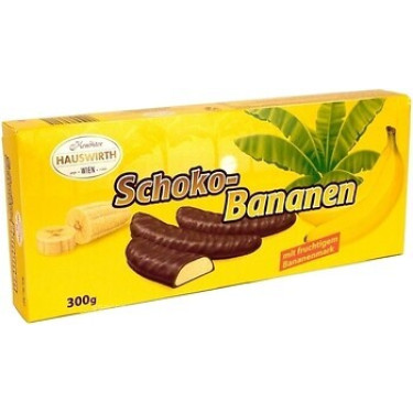 Цукерки "Hauswirth" Schokobananen, 300г, Австрія