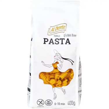 Макарони "Al Dente" паста фузілі без глютену, 400г, Польща