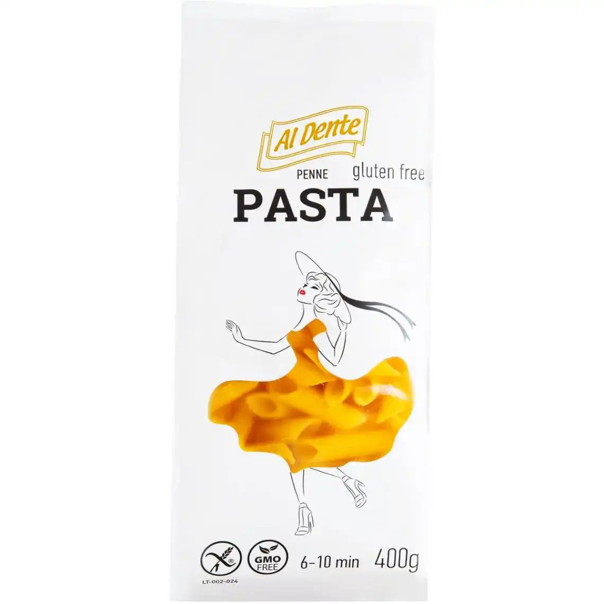Макарони "Al Dente" пенне без глютену, 400г, Польща