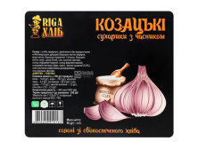 Сухарики "Riga Хліб" Козацькі з часником, 100г, Україна