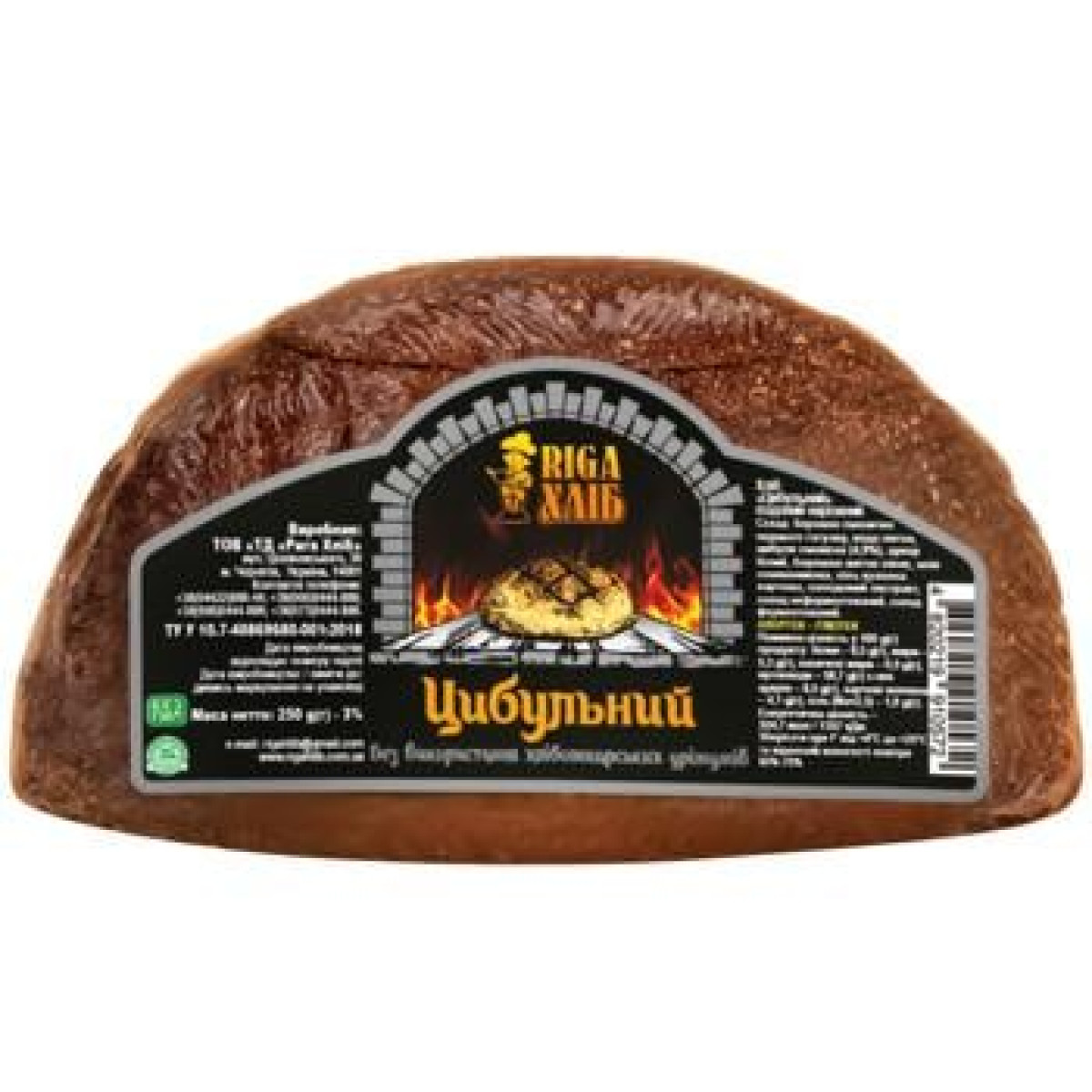 Хліб "Riga Хліб" Цибульний, 250г, Україна
