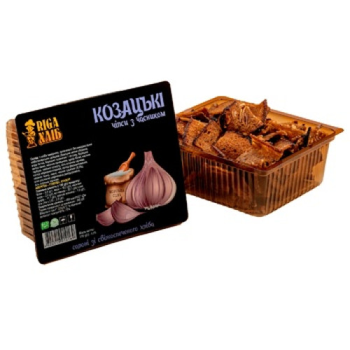 Чіпси "Riga Хліб" Козацькі з часником, 110г