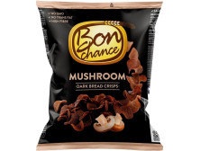 Чіпси з чорного хліба "Bon Chance" з грибами, 120г, Литва