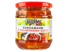 Баклажани"Legurme" з часником, скло 430 г, Молдова