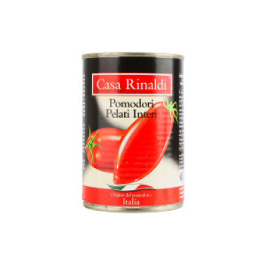 Томати очищені у влас.соку "Casa Rinaldi" 400 г ,жб, Італія
