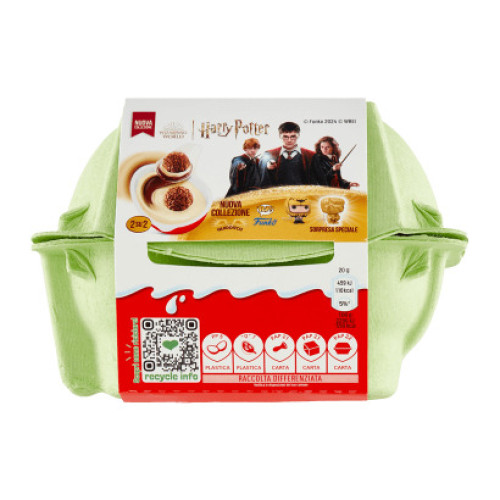 Шокол. яйця "Kinder" Harry potter, 4шт по 20 г