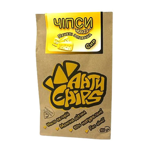 Чіпси "АнтіChips" сир , 100 г