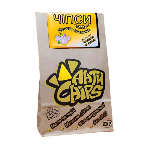 Чіпси "АнтіChips" часник та зелень , 100 г