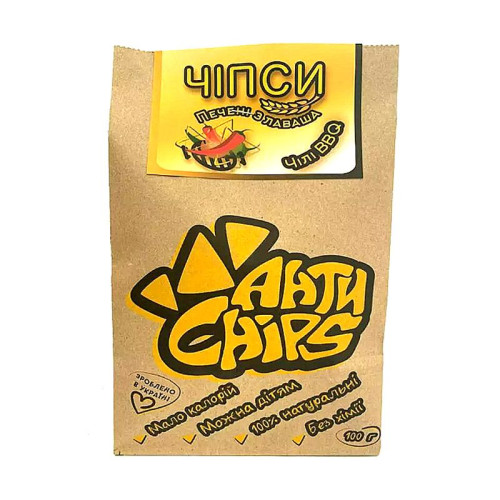 Чіпси "АнтіChips" чілі BBQ , 100 г