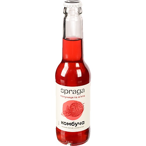 Напій Комбуча "Spraga" Гранат Скло, 0.33л