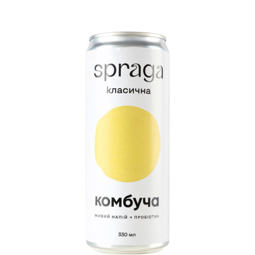 Напій Комбуча "Spraga" класична жб, 0.33л