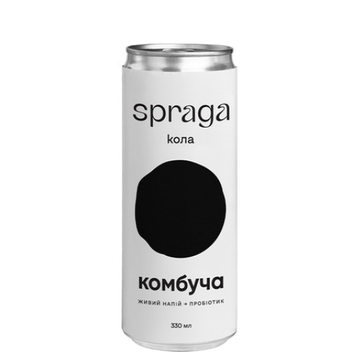 Напій Комбуча "Spraga" кола жб, 0.33л