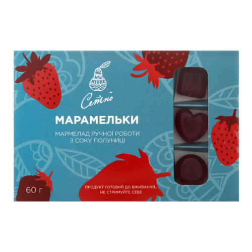Мармелад "Сетно" з Соку Полуниці, 60г