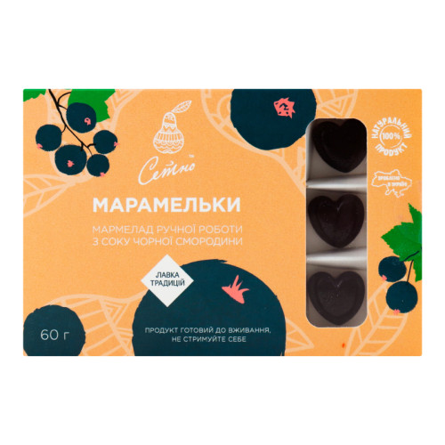 Мармелад "Сетно" з Соку Чорної смородини, 60г