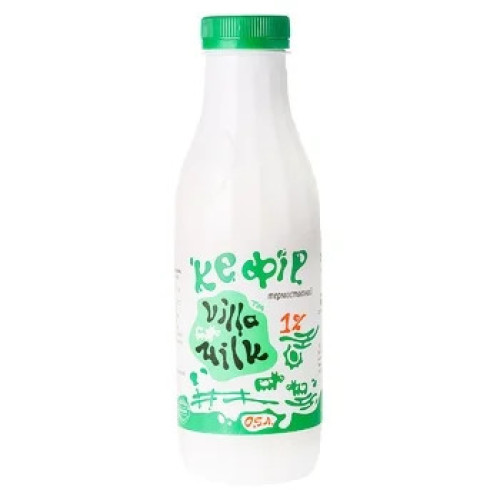 Кефір " Villa milk " 1 % , 0,5 л