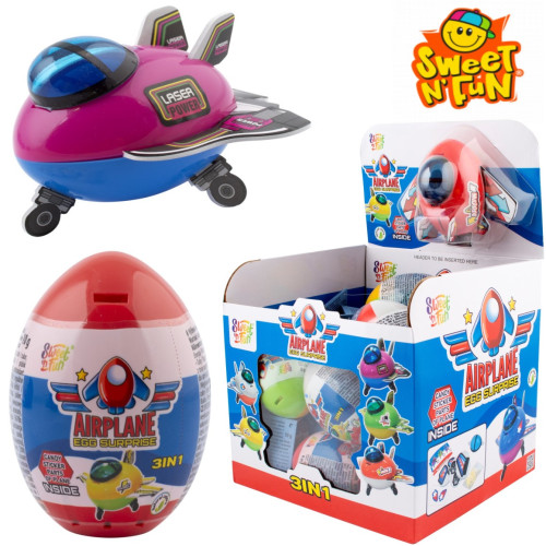 Яйце "Sweet`n Fun" Airplane Surprise Egg , 10 г