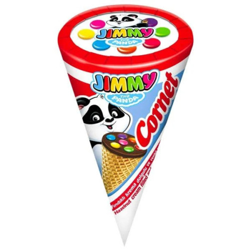 Ваф. ріжок "JIMMY" з кремом ліс. горіх , 25 г