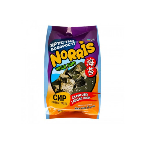 Чипси "Norris" норі з сиром, 25 г
