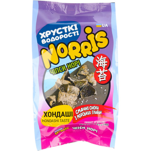 Чипси "Norris" норі з хондаші , 25 г