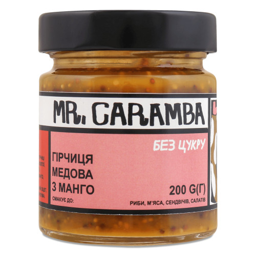 Гірчиця "Mr.Caramba"  медова з манго , 200 г
