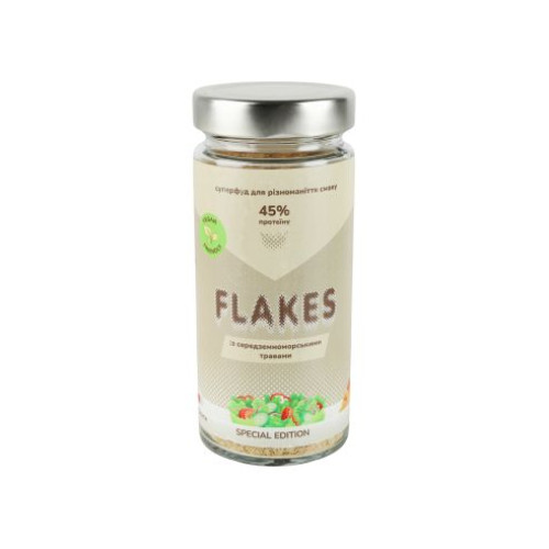 Пластівці "Flakes" неактивні з середземноморськими травами, 80 г