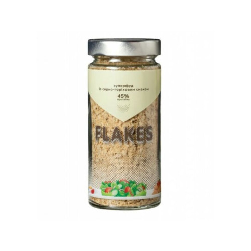 Пластівці "Flakes" неактивні з сирно-горіховим смаком , 80 Г
