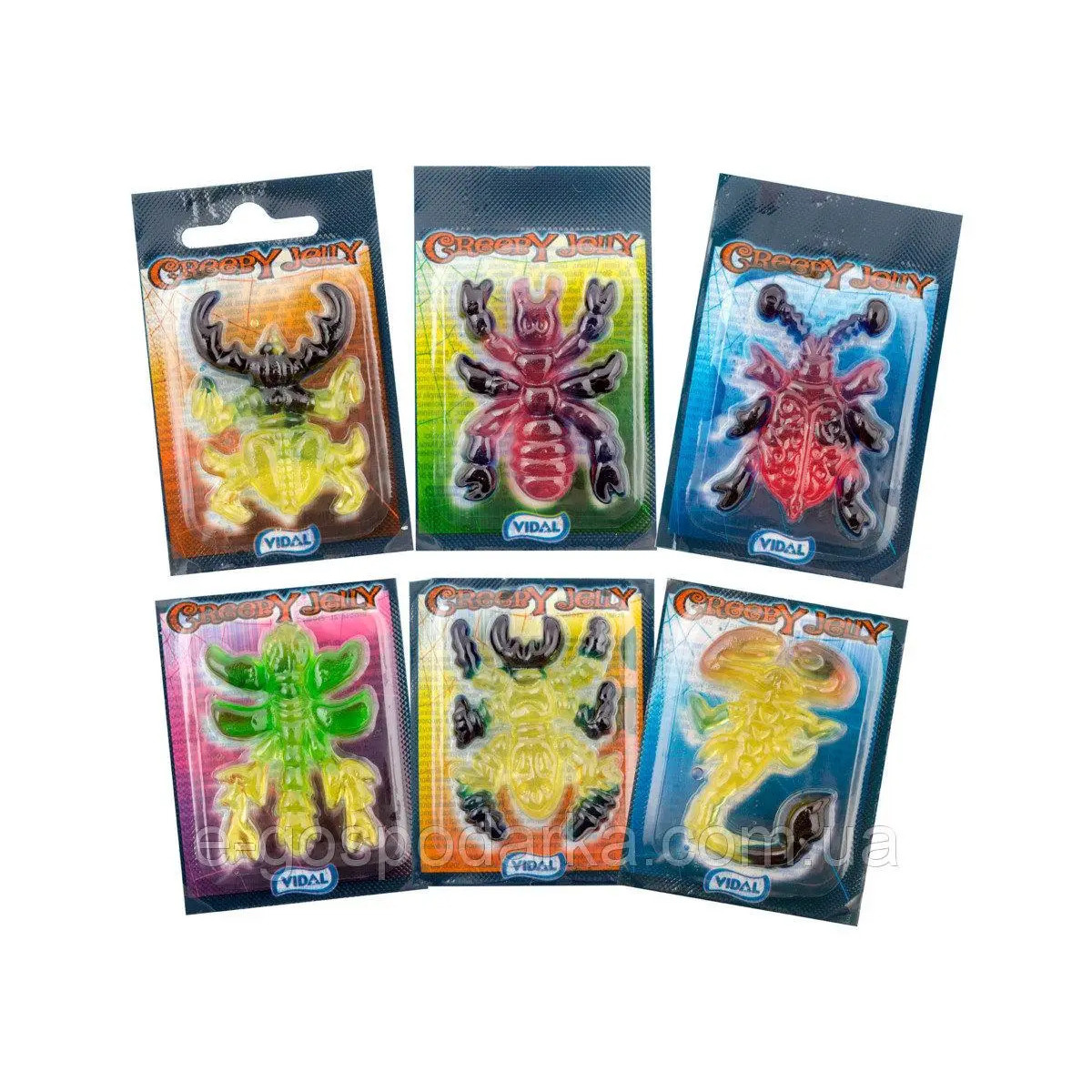 Жув. цукерки "Vidal", Jelly Creepy, 66г, Іспанія