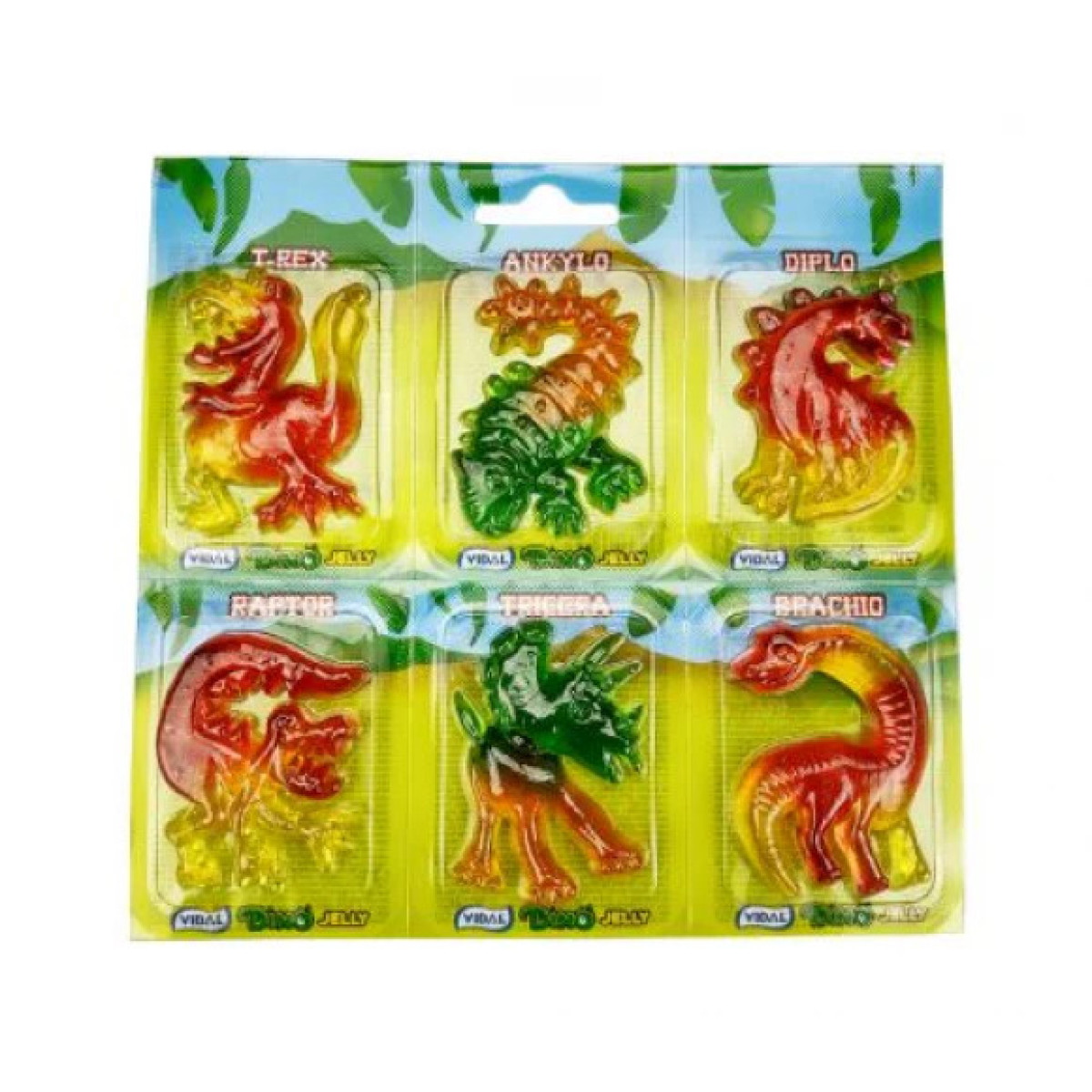 Жув. цукерки "Vidal", Jelly Dino, 66 г, Іспанія