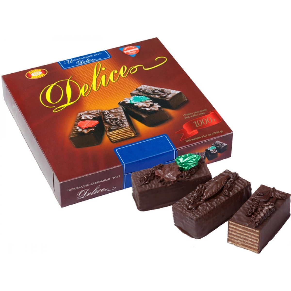Торт ваф. "Biscuit Chocolate" Деліс, 1кг, Україна
